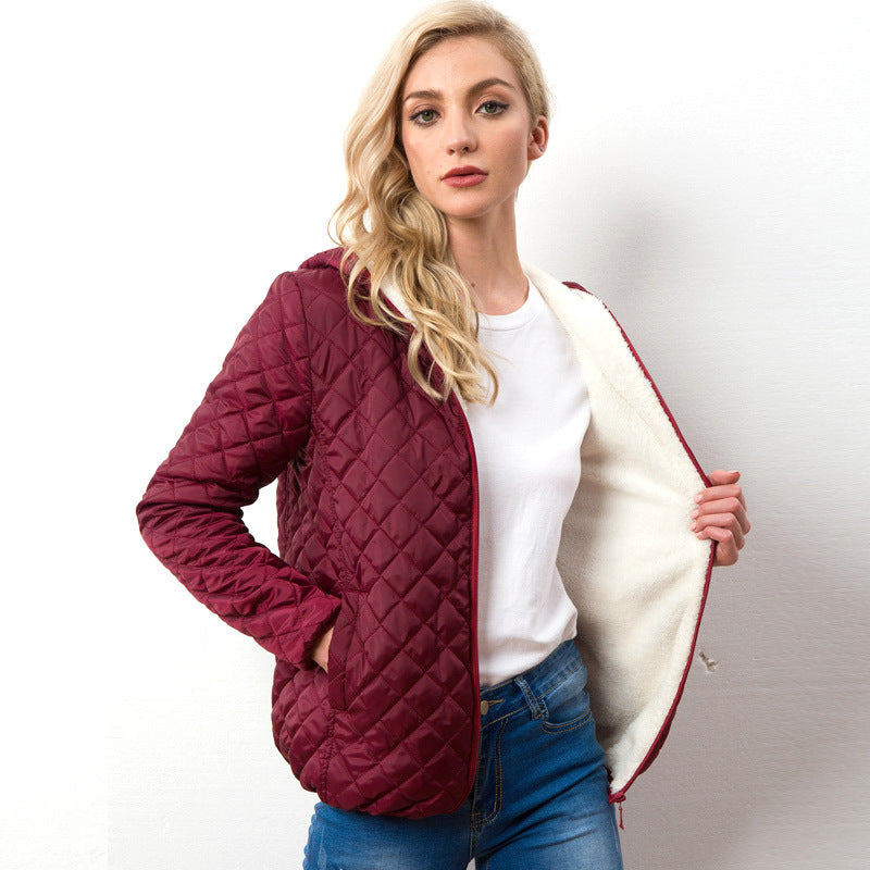Mara | Women's Quilted Hooded Jacket | Zip Up