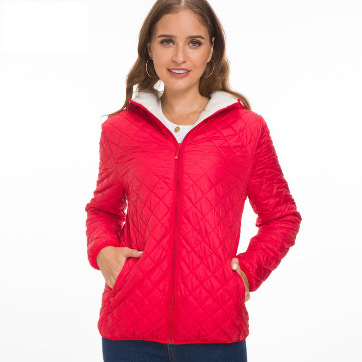 Mara | Women's Quilted Hooded Jacket | Zip Up