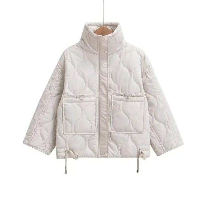 Orla | Women's Oversized Quilted Jacket | Stand Collar