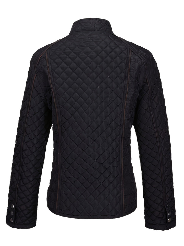 Meadhbh | Women's Quilted Jacket | Stand Collar Zip Up