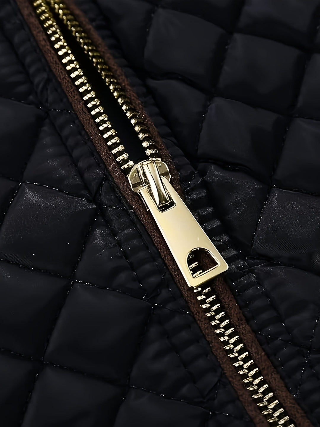 Meadhbh | Women's Quilted Jacket | Stand Collar Zip Up