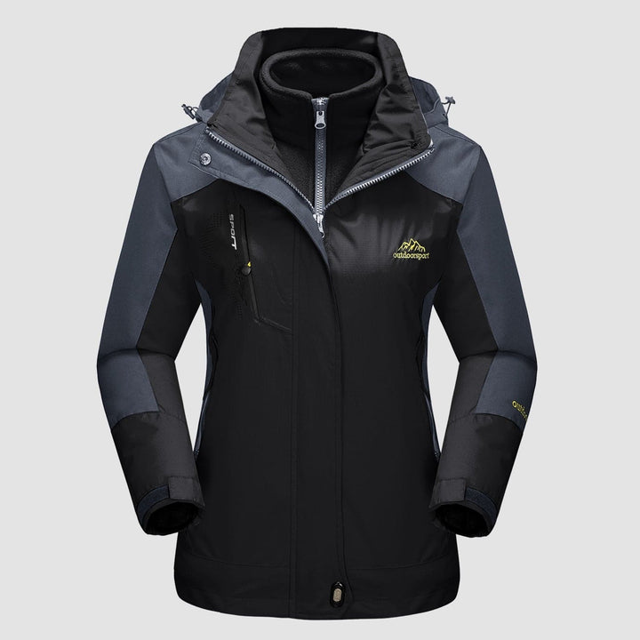 Zinaida | Women's Ski Jacket | Hood & Pockets Zip Up