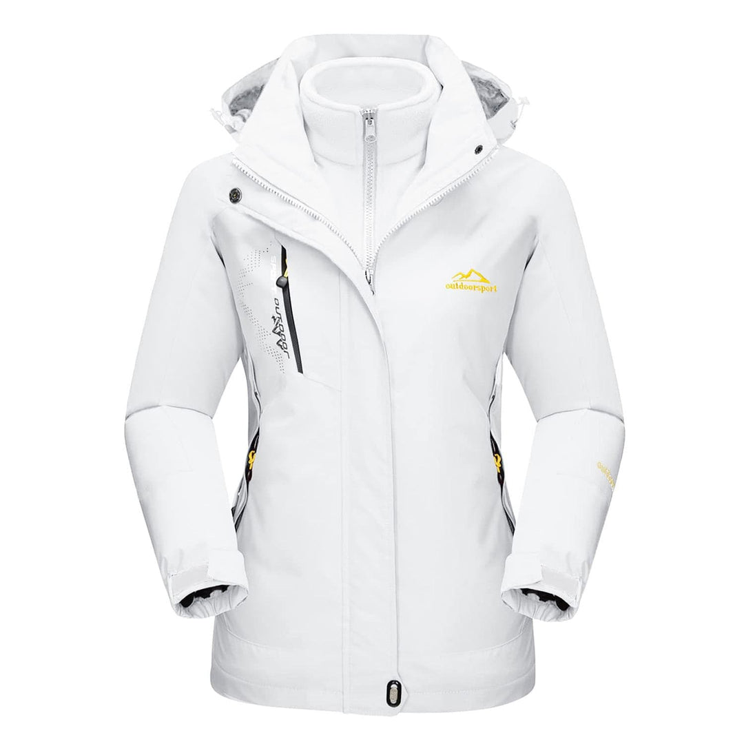 Zinaida | Women's Ski Jacket | Hood & Pockets Zip Up