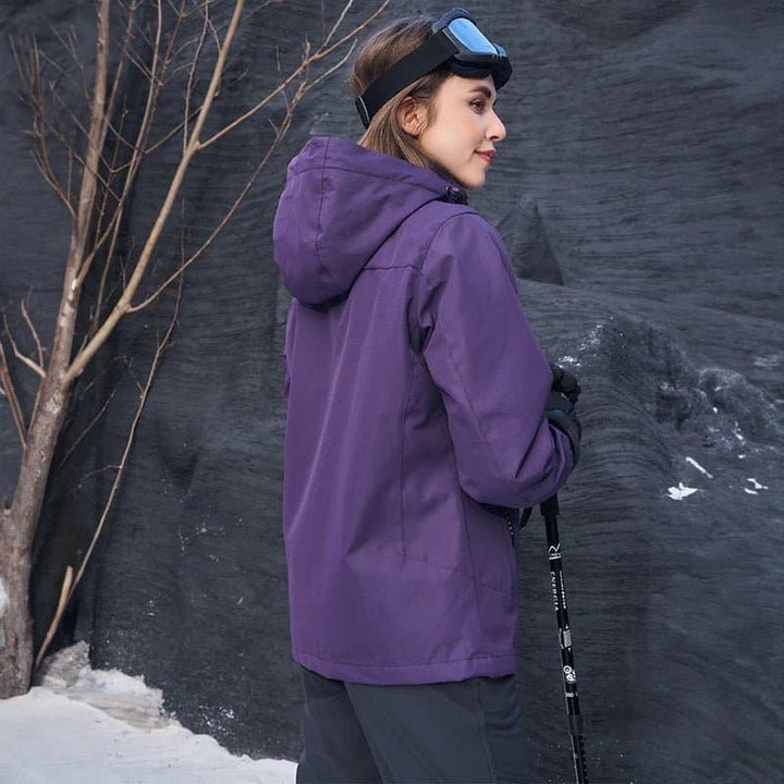Zinaida | Women's Ski Jacket | Hood & Pockets Zip Up
