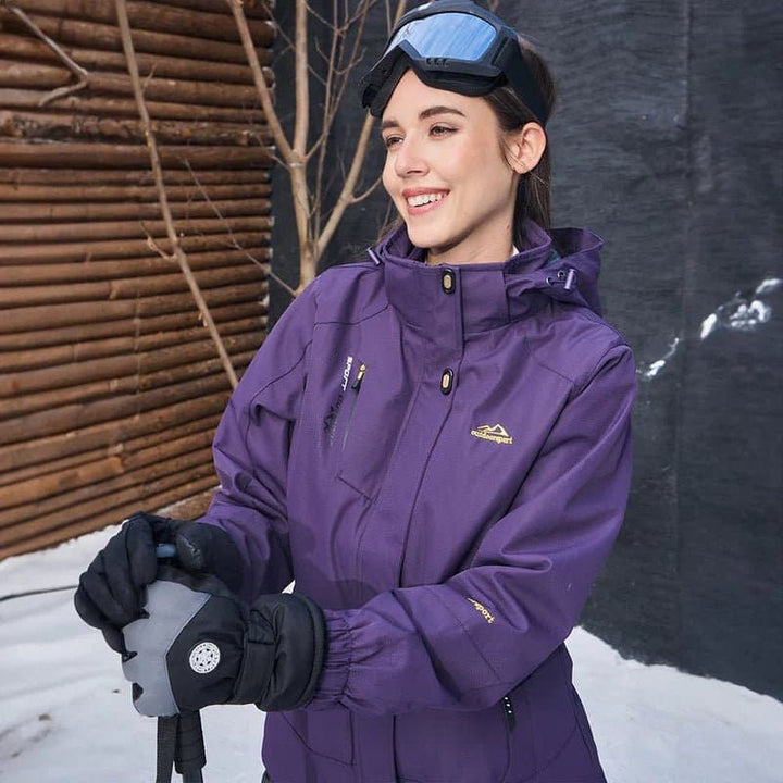 Zinaida | Women's Ski Jacket | Hood & Pockets Zip Up