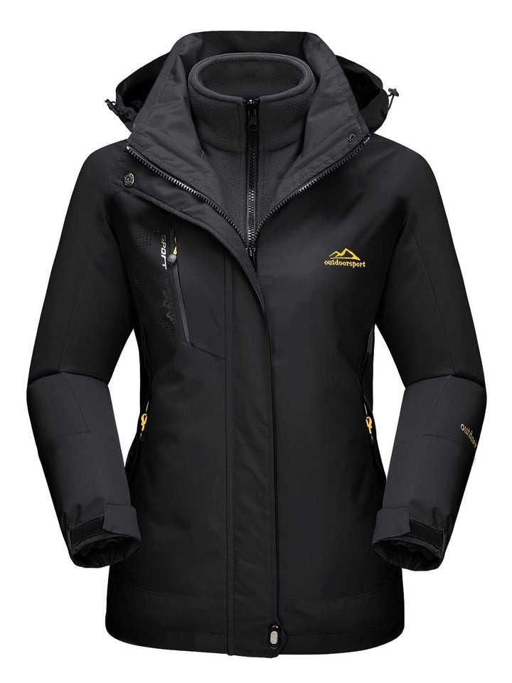 Zinaida | Women's Ski Jacket | Hood & Pockets Zip Up