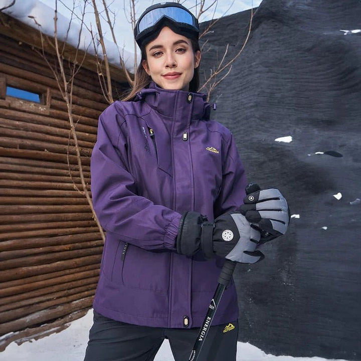 Zinaida | Women's Ski Jacket | Hood & Pockets Zip Up