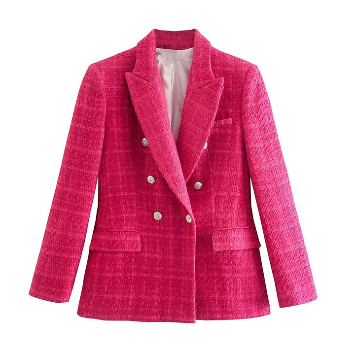 Eadburg | Women's Tailored Blazer | Peak Lapel Buttons Workwear