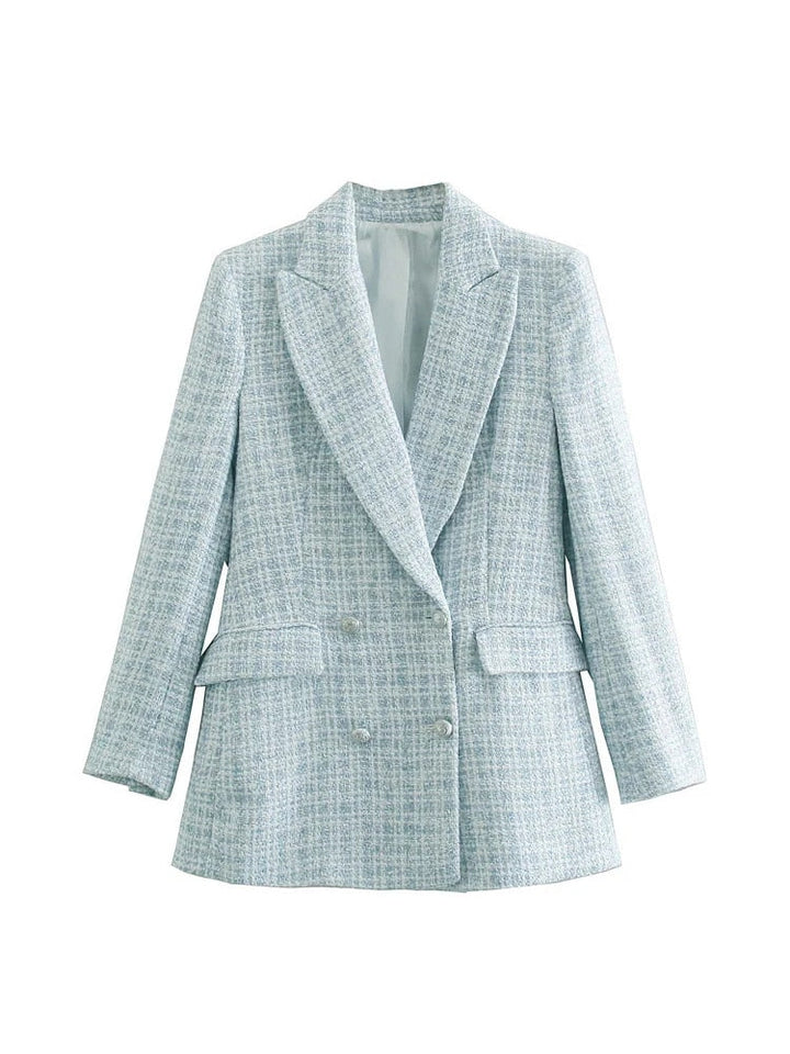 Ivana | Women's Tailored Blazer | Peak Lapel Pockets Workwear
