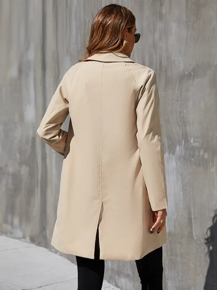 Yara | Women's Trench Coat | Button Front Collar
