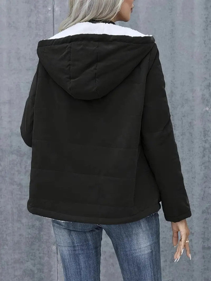 Oreithyia | Women's Hooded Winter Jacket | Zip-Up Lined