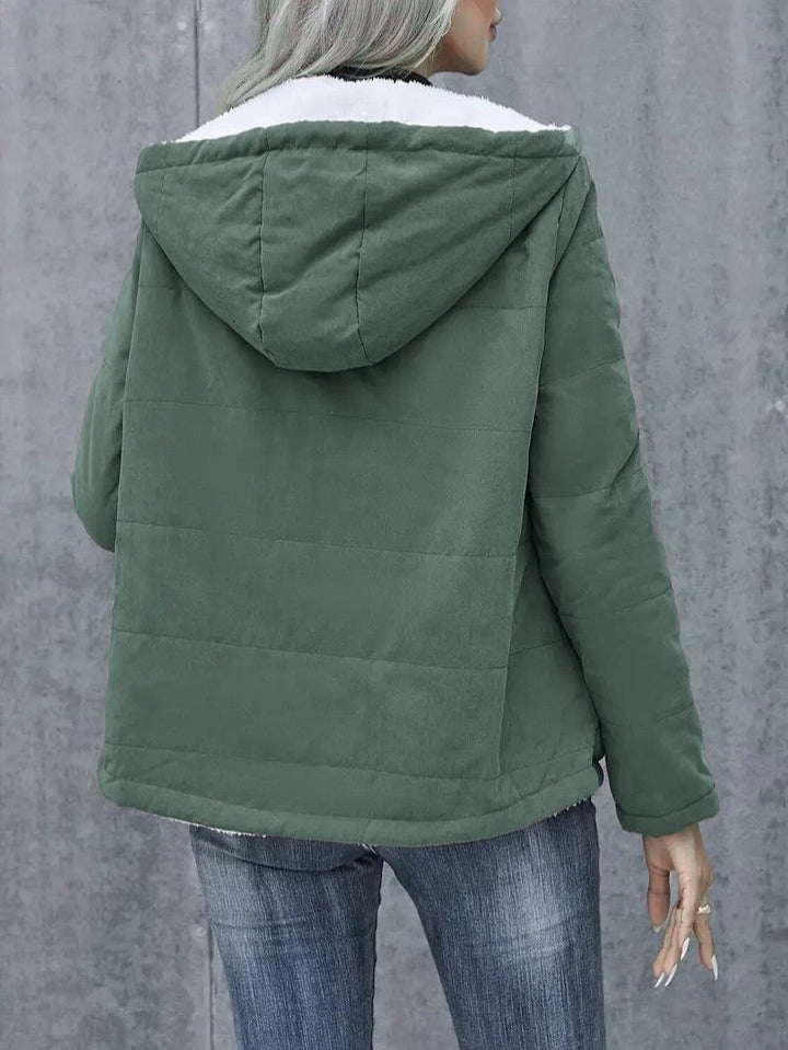 Oreithyia | Women's Hooded Winter Jacket | Zip-Up Lined