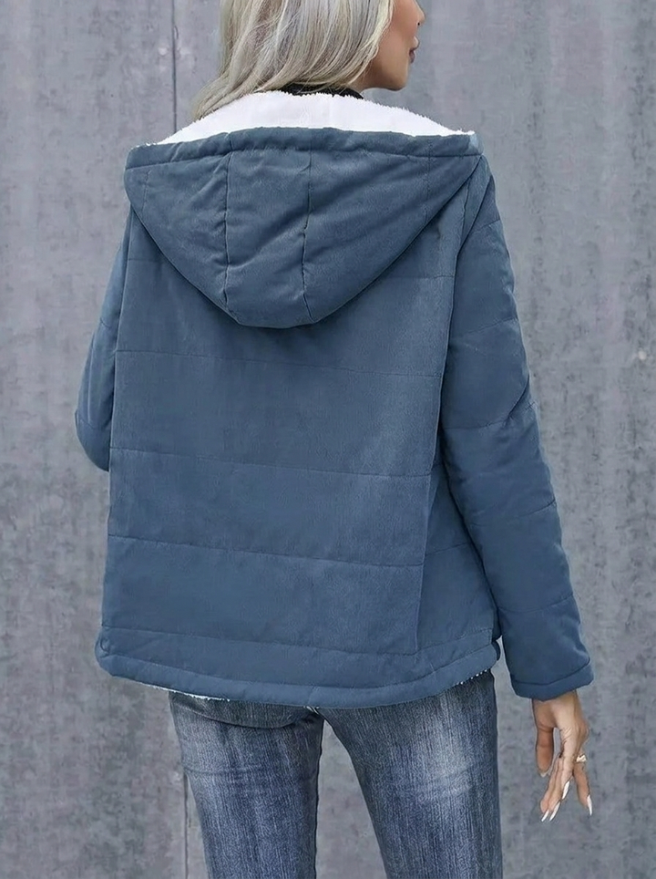 Oreithyia | Women's Hooded Winter Jacket | Zip-Up Lined