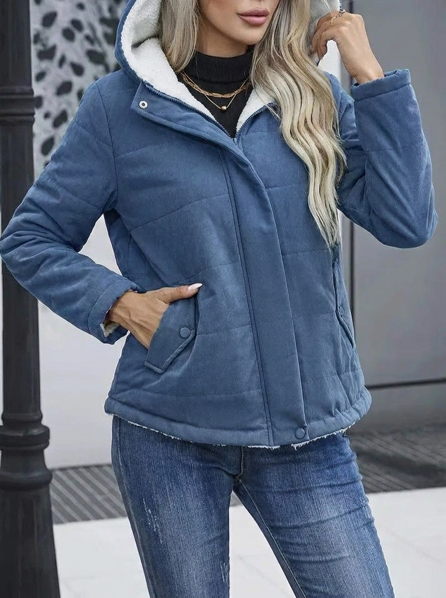 Oreithyia | Women's Hooded Winter Jacket | Zip-Up Lined