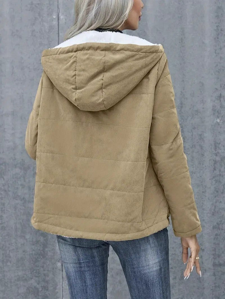 Oreithyia | Women's Hooded Winter Jacket | Zip-Up Lined