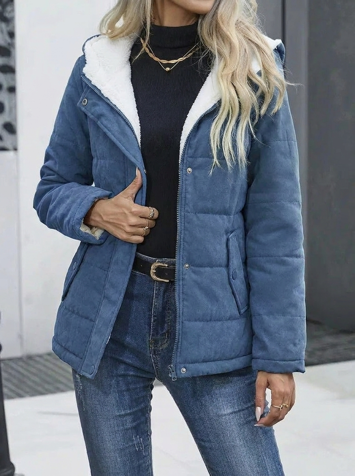 Oreithyia | Women's Hooded Winter Jacket | Zip-Up Lined