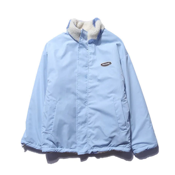 Harmonia | Women's Reversible Winter Jacket | Heart Print Oversized