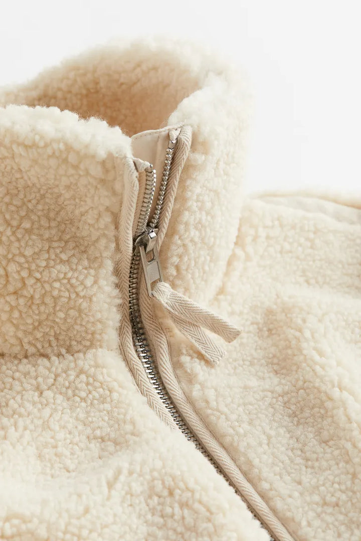 Euryale | Women's Winter Jacket | Zip Front Pockets Fluffy